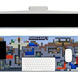 Minecraft World Tischmatte - Rutschfeste, abwaschbare Maus- und Tastaturunterlage für Gaming-Setup