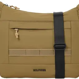 Tommy Hilfiger Herren Umhängetasche Colour Messenger, Beige (Sandalwood)