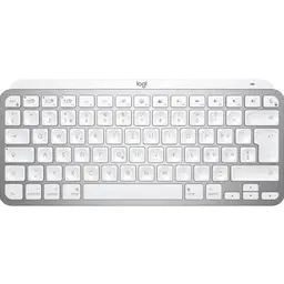 Logitech MX Keys Mini for Mac - kabellose Bluetooth-Tastatur, QWERTZ, Hintergrundbeleuchtung, Pale Gray