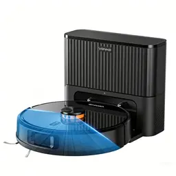 VONKO S6 Pro Saugroboter mit Wischfunktion, Absaugstation, 8000Pa, Laser Navigation, 180 Min Laufzeit, Tierhaare, Hartböden, App/Alexa