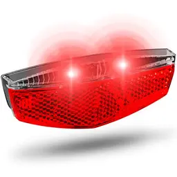 BÜCHEL LED Rücklicht TIVOLI für Fahrräder, StVZO zugelassen, Schwarz, Einheitsgröße