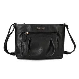 Gladdon Damen Handtasche – Kleine, leichte Umhängetasche aus wasserabweisendem Material (Schwarz)