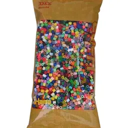 Hama Perlen Beutel mit 6.000 Midi Bastelperlen in 52 Farben – kreativer Bastelspaß für Groß und Klein