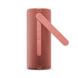 Loewe We. HEAR 2 Coral Red - Tragbarer Bluetooth Lautsprecher, Wasserresistent, 60W, 17h Akku Laufzeit