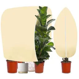 SPORWAY 2er Set Winterschutz für Kübelpflanzen – 120×180cm Frostschutz Schutzhülle aus Vlies