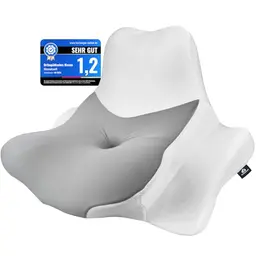Himmelsanft® Ergonomisches Memory Foam Kopfkissen für Nacken- und Schulterschmerzen - für Bauch-, Rücken- & Seitenschläfer