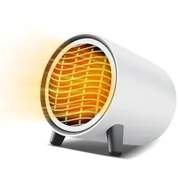 Yarvoney Heizlüfter 500W – Tragbares Keramik Heizgerät für Büro und Schlafzimmer, mit Überhitzungsschutz und leisem Betrieb
