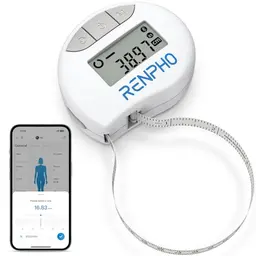 RENPHO Smart Maßband für Körperumfänge, Bluetooth, 150 cm, in cm oder Zoll
