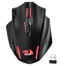 Redragon M913 MAX Wireless Gaming Maus, 26000 DPI, 16 Tasten, BT & 2.4G Wireless