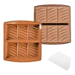 2 Stück Silikon-Schokoladenformen für DIY-Backen - Antihaft-Formen für Schokolade und Bonbons