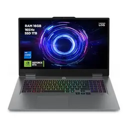 Lenovo LOQ Gaming Laptop | 17.3" Full HD 165Hz | RTX 5070 | Intel i7 | 16GB RAM | 1TB SSD | Windows 11 | QWERTZ | RGB-Tastatur