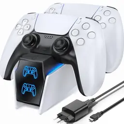 OIVO PS5 Controller Ladestation - Schnellladegerät für PlayStation 5 in Weiß