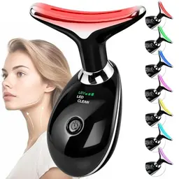 Gesichtsmassagegerät für Hautstraffung & Lifting, 3 Modi, V-Shape, schwarz