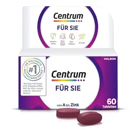 Multivitamin Centrum für Frauen, 60 St. - Hochwertiges Nahrungsergänzungsmittel mit Vitaminen und Mineralstoffen