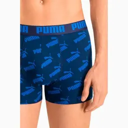 Puma Boxershorts AOP Blau Größe S