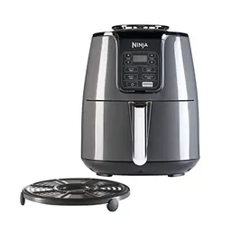 Ninja Air Fryer Heißluftfritteuse 3,8L - 4-in-1, digital, für 2-4 Portionen, Grau & Schwarz