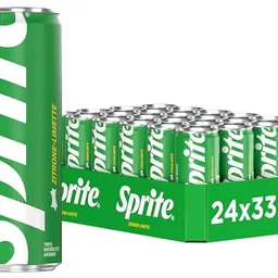 Sprite Spritziges Erfrischungsgetränk mit Zitronen- und Limettengeschmack in 24 Dosen (je 330 ml)