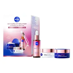 NIVEA CELLULAR Expert Lift Gesichtspflegeset mit Tages- & Nachtcreme sowie Serum für straffe, jüngere Haut