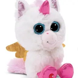 NICI GLUBSCHIS Einhorn Glowy Kaddi 15cm weiß - Weiches Kuscheltier für Kinder & Erwachsene, tolle Geschenkidee