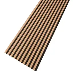 MEBANO Akustikpaneele Holz 240 x 53 cm Eiche Sonoma Wandpaneele Moderne Lamellenwand aus MDF