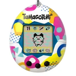 Bandai Tamagotchi - Original Memphis Style - Elektronisches Haustier mit Farbdisplay - Interaktives Kinderspielzeug ab 8 Jahren