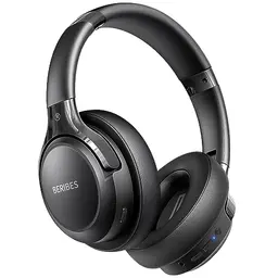 BERIBES Bluetooth Over-Ear Kopfhörer 65h, kabellos mit Mikrofon, faltbar, HiFi Stereo, schwarz