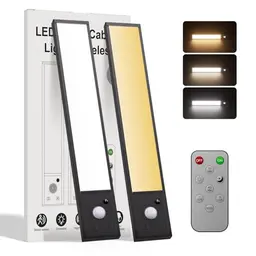 2er Set 20cm LED Schrankbeleuchtung, dimmbar mit Bewegungsmelder und Fernbedienung, 3 Farbtemperaturen