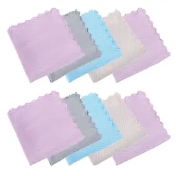 10er Set Mikrofasertücher für Auto, Fenster, Küche und Spiegel (25 x 25 cm) - Fusselfrei und vielseitig einsetzbar