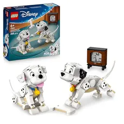 LEGO Disney Lucky & Penny 101 Dalmatiner Spielset – Tierfiguren zum Spielen – Geschenk für Mädchen ab 6 Jahren – 43271
