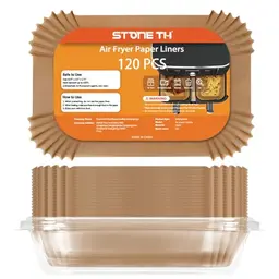 120 Stück Backpapier für Ninja Heißluftfritteuse – Pergamentpapier Liner für AF300EU, AF400EU, SL400EU, AF500EU