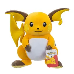 Pokémon Raichu 30 cm Plüschfigur, offizielles Merchandise