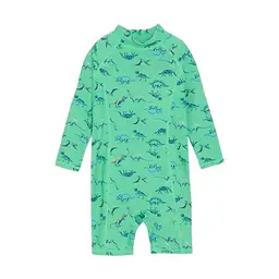 CareTec Badeanzug L/S für Jungen, absinthe green, 80 cm