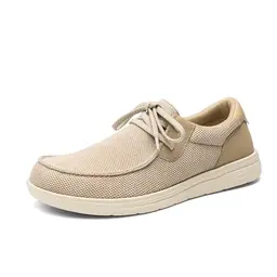 Bruno Marc Herren Freizeit Slipper, bequem, atmungsaktiv, rutschfest, Größe 41, Beige