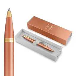 Parker IM Kugelschreiber in Orange mit Farbverlauf | Medium-Spitze | blaue Tinte | Geschenkbox