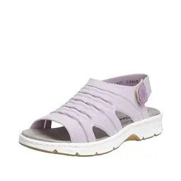 Rieker Damen Sandalen V9862-30 in lila, Größe 38