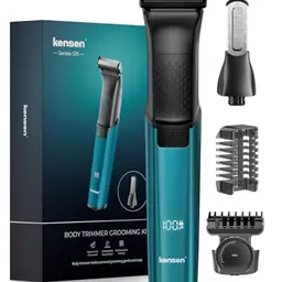 kensen Intimrasierer für Männer, 2-in-1 Nass- & Trockenanwendung, Body Groomer für Brust, Achselhöhlen und Leiste