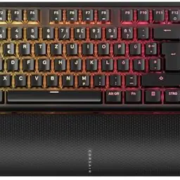 Corsair K70 PRO TKL RGB Gaming-Tastatur – Hyperdrive Schalter, 8000Hz, QWERTZ – Schwarz