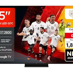 TCL 55Q7C 55 Zoll QLED Fernseher - 4K HDR, Dolby Vision, Smart TV mit Google TV und Bang & Olufsen Sound