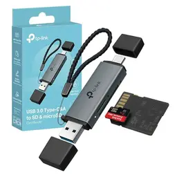 TP-Link UA430D SD Kartenleser USB 3.0, 2-in-1 Type-C & Type-A, kompatibel mit SD/MicroSD