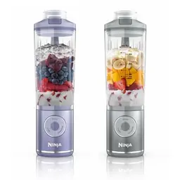Ninja Blast Max Tragbarer Mixer mit 2 x 570 ml Mixbechern, wiederaufladbar, auslaufsicher, 3 Funktionen