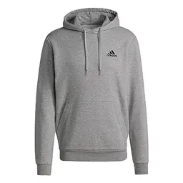 adidas M FEELCOZY Kapuzenpullover - Schwarz/Grau - Größe S