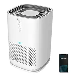 Cecotec Luftreiniger TotalPure 1500 - Effiziente 3-Stufen-Filtration mit WLAN-Steuerung für bis zu 40 m³