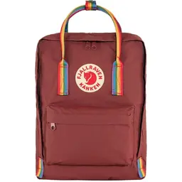 Fjällräven Kånken Rainbow Rucksack, Ox Red/Rainbow, Einheitsgröße