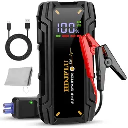 Auto-Starthilfe Powerbank 3000A für Benzin- und Dieselautos mit LED Taschenlampe