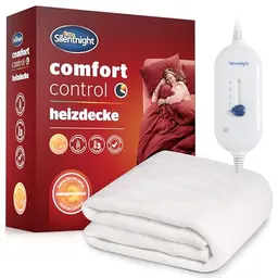 Silentnight Komfort-Wärmeunterbett 140x150cm mit 3 Heizstufen, schnell aufheizend, waschbar, elastisch
