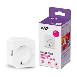 WiZ Smart Plug, 230 V, einfache Einrichtung, Sprachsteuerung, mit Leistungsmesser, 1er-Pack