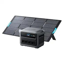 Anker SOLIX C1000 Gen 2 Tragbare Powerstation mit 400W Solarpanel und 1.024Wh Akku