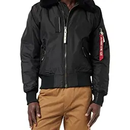 Alpha Industries Herren Jacke Injector III, Schwarz, Größe M
