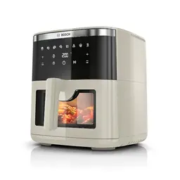 Bosch Heißluftfritteuse Serie 6, XXL, 7,2 L, creme, 7 Programme, schnelles Kochen