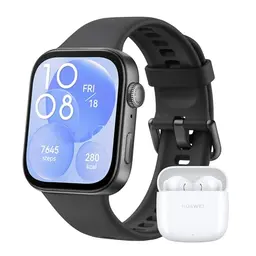 HUAWEI WATCH FIT 3 Smartwatch mit 1,82" AMOLED-Display und bis zu 10 Tagen Akkulaufzeit mit FreeBuds SE 2 Kopfhörer